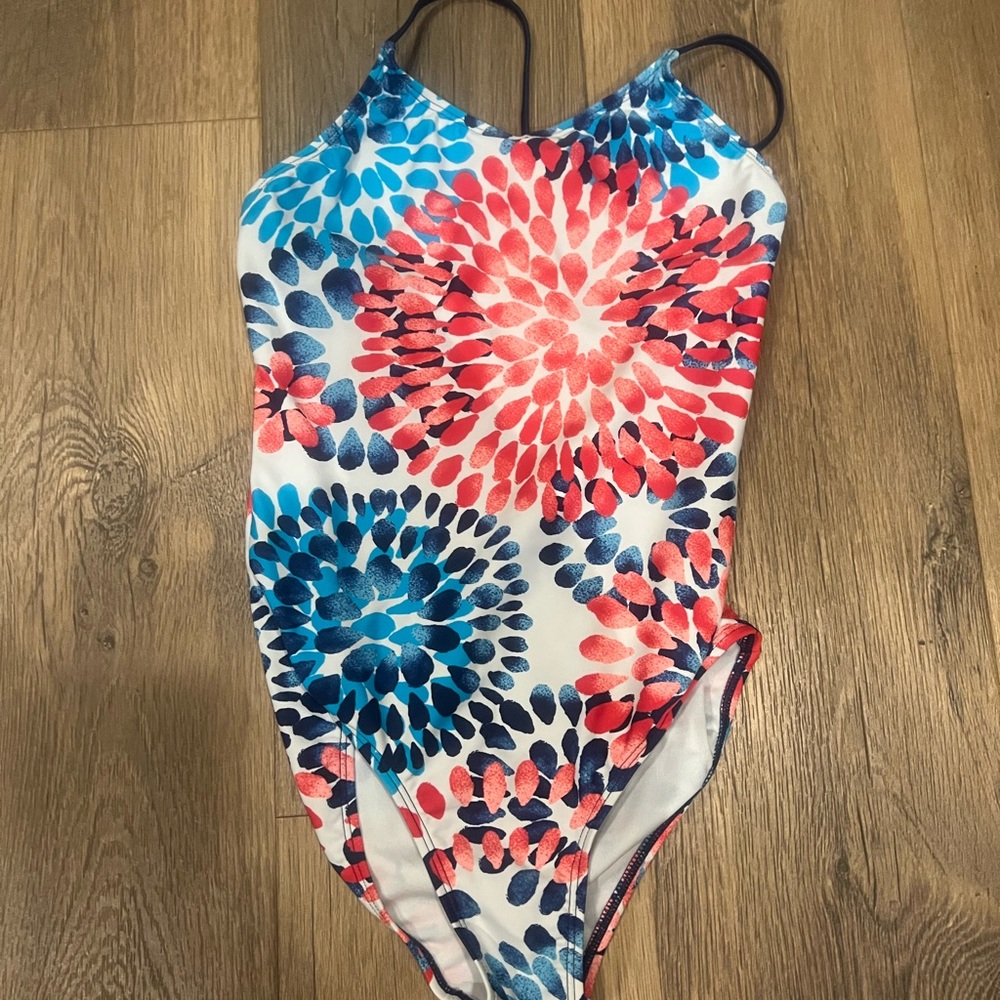 Girls size 14 swimsuit, gently used.